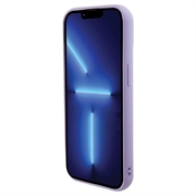 iPhone 15 Guess Sequin Script Logo Cover - Lilla