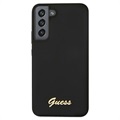 Guess Silicone Script Samsung Galaxy S22+ 5G Cover - Sort