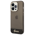 Guess Translucent iPhone 14 Pro Hybrid Cover