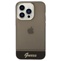 Guess Translucent iPhone 14 Pro Hybrid Cover - Sort