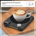 H13 Smart kaffekrusvarmer med timer og LED-display - sort