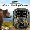 H1W 8K vildtkamera med solcellepanel - WiFi/Bluetooth - camouflage