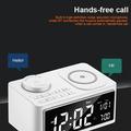 H7 Multifunktionelt vækkeur / Bluetooth-højttaler med USB/trådløs opladning