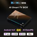 H96 MAX M9S Android 14 TV-boks - 4GB/32GB, 8K-videodekodning