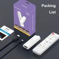 H96 MAX RK3518 4K Android 14 Mini TV Stick - WiFi 6, Bluetooth 5.4 - Hvid