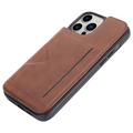 Hanman Mika iPhone 14 Pro Cover med Pung - Brun