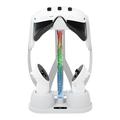 HBV-463 til Meta Oculus Quest 3 RGB VR-headset Ladestation Display Stand Base Controller Opbevaringsholder