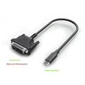 HC-65 USB-C til DVI-kabel/videoadapter 1.9m - sort