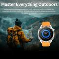 HD300Pro Sports Smartwatch med 5 satellit GPS, offline kort og dansk sprog - Sort