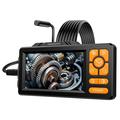 HD813 5m industrielt boreskop/endoskop med 4.3" IPS-skærm, 1080p, 8mm linse - sort