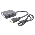 HDMI / VGA Adapter med 3.5mm AUX Kabel