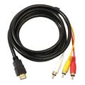 HDMI til 3-RCA video/Audio adapter kabel - 1.5m