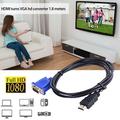 HDMI til VGA kabel - 1.8m