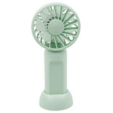 HL007 Mini håndholdt ventilator med 3 hastigheder - grøn