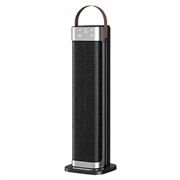 HQN217-22QD 2000W PTC-keramisk tårnvarmer med fjernbetjening - sort