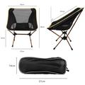 HS-334 Udendørs camping månestol - Sort / grå