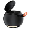 HT-571 5-i-1 magnetisk trådløs oplader med Bluetooth-højttaler og natlampe - sort