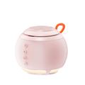 HT-571 5-i-1 magnetisk trådløs oplader med Bluetooth-højttaler og natlampe - lyserød