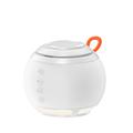 HT-571 5-i-1 magnetisk trådløs oplader med Bluetooth-højttaler og natlampe - hvid