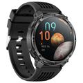 HT33 Health Monitoring Bluetooth Smartwatch med dansk sprog - 1,7" IPS-skærm - Sort