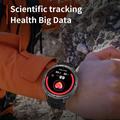 HT33 Health Monitoring Bluetooth Smartwatch med dansk sprog - 1,7" IPS-skærm - Sort