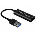 HU-02 HDMI til USB 3.0 videooptagelseskort / streamingadapter - sort