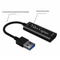 HU-02 HDMI til USB 3.0 videooptagelseskort / streamingadapter - sort