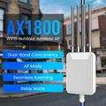 HW1800M udendørs AX1800 WiFi 6 trådløs router / WiFi-forstærker - 4 x 7 dBi-antenner