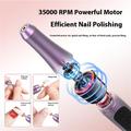 HX-09 Trådløs elektrisk neglefil - 4 hastigheder, USB-C - Lilla