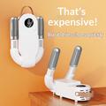 HXQ-07 Sammenklappelig skotørrer med smart timer - 130W - hvid