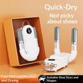HXQ-07 Sammenklappelig skotørrer med smart timer - 130W - hvid