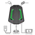 HXSJ P6 Keyboard Mouse Converter + A867 RGB Game Mouse + V100 One Hand Gaming Keyboard Set