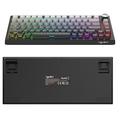 HXSJ X81 mekanisk tastatur med 81 taster og tre driftsformer - sort