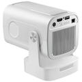 HY260 Pro Android 11 LED-videoprojektor med WiFi6, Bluetooth 5.4 - Hvid