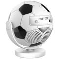 HY300F bærbar projektor i fodboldform - WiFi 6, Android 14 - hvid / sort