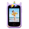 Happy Unicorn Z10 X Type Smart legetøj til børn m. kamera, 20 spil, musikafspiller - Lilla
