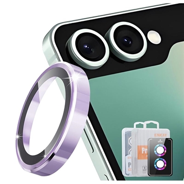 Samsung Galaxy Z Flip8 Hat Prince Kamera Linse Skærmbeskyttelse Hærdet Glas - Lilla