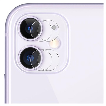 Hat Prince iPhone 11 Kamera Linse Hærdet glas skærmbeskyttelse - 2 Stk.