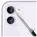 Hat Prince iPhone 11 Kamera Linse Skærmbeskyttelse Hærdet Glas - 2 Stk.