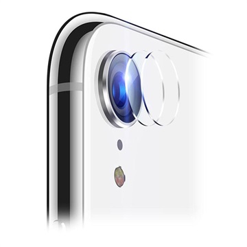 Hat Prince iPhone XR Kamera Linse Skærmbeskyttelse Hærdet Glas - 2 Stk.