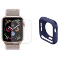 Hat Prince Apple Watch Series SE 3/SE (2022)/SE/6/5/4 Full Beskyttelsessæt - 40mm - Mørkeblå