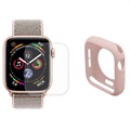 Hat Prince Apple Watch Series SE/6/5/4 Full Beskyttelsessæt - 44mm - Pink