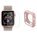 Hat Prince Apple Watch Series SE (2022)/SE/6/5/4 Full Beskyttelsessæt - 44mm - Pink