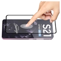Samsung Galaxy S21 5G Hat Prince Full Size Skærmbeskyttelse Hærdet Glas - 9H - Sort Kant