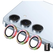 Samsung Galaxy S26+ Hat Prince Glitter Kamera Linse Beskytter - Farverig