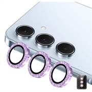 Samsung Galaxy S26+ Hat Prince Glitter Kamera Linse Beskytter - Lilla