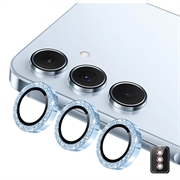 Samsung Galaxy S26/S26 Pro Hat Prince Glitter Kamera Linse Beskytter - Blå