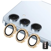 Samsung Galaxy S26/S26 Pro Hat Prince Glitter Kamera Linse Beskytter - Guld