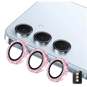 Samsung Galaxy S26/S26 Pro Hat Prince Glitter Kamera Linse Beskytter - Pink