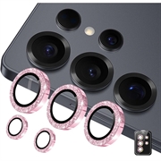 Samsung Galaxy S26 Ultra Hat Prince Glitter Kamera Linse Beskytter - Pink